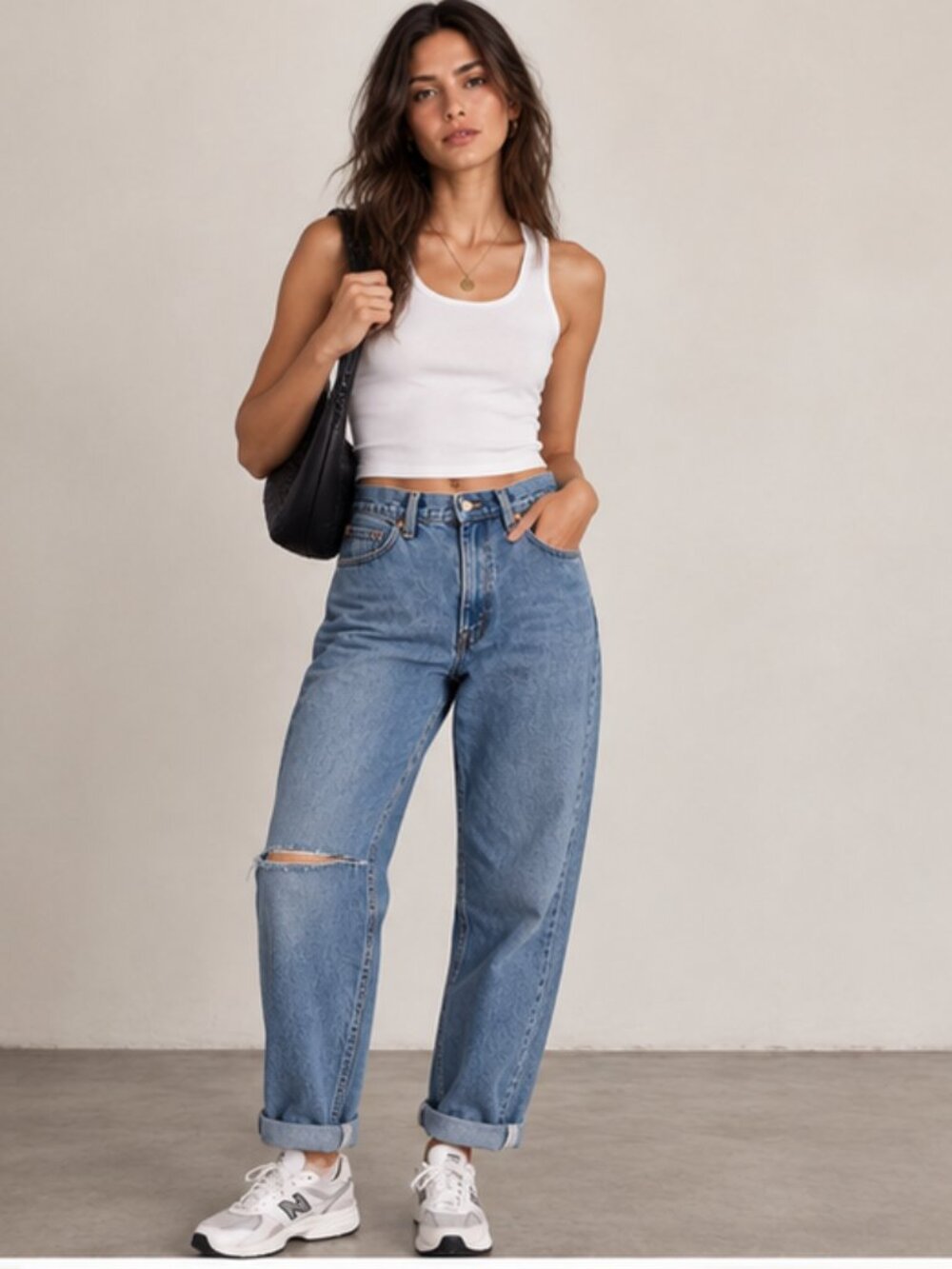 Aligrace x Vintage Levi's 550 Reworked Jeans 27 Made USA